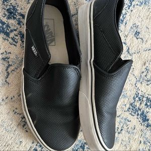Womens Slip-on Leather Vans